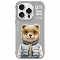 Nimmy Cool&Cute 2.0 Bear Ümbris jaoks iPhone 15 Pro Max - Hall