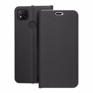 Flip чехол для Xiaomi Redmi 9C / 9C Luna Book Carbon черный
