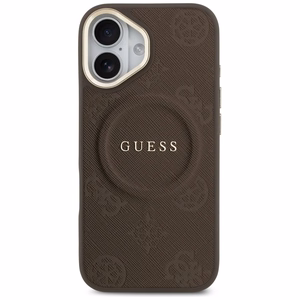 GUESS ümbris jaoks IPHONE 17 compatible with MagSafe GUHMP17SPSAMSECW (PU W/ Peony Hot Stamp) brown