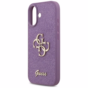 Guess Fixed Glitter Big 4G ümbris jaoks iPhone 17 - lilla