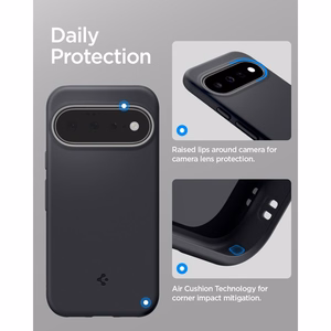 Must Spigen Nano Pop Mag MagSafe-ümbris, sobib mudelitele Google Pixel 11