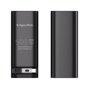 Kruger&Matz liitiumioonakupank QC ja PD-ga, 20000 mAh, 100 W