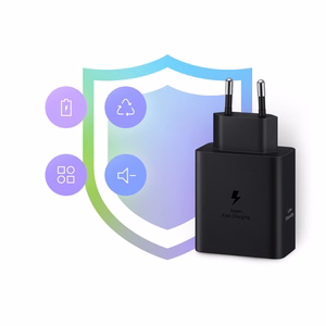 Samsung Power Adapter Duo EP-T5020XBEGEU network charger 2x USB-C 50W - black