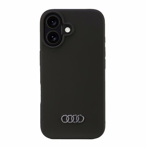Audi Silicone Ümbris iPhone 16 6.1" must/must hardcase AU-LSRIP16-Q3/D1-BK