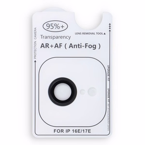 Must Forcell Premium kaamera kaitseklaas iPhone 16e / 17e telefonile