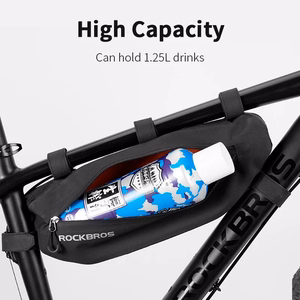 Rockbros AS-043 Velcro jalgrattakott, 3l - must