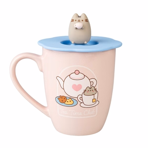 Pusheen - Ceramic mug with silicone lid and 3D figure 350 ml