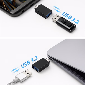 Wozinsky W10GY1S USB-C - USB-A 3.2 10Gb/s Adapter - must