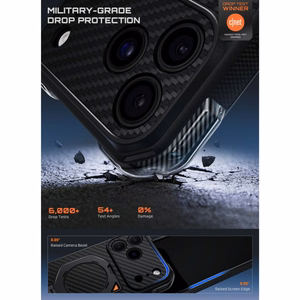 Supcase UB Aero MagSafe Aramid  iPhone 18 Pro Max / 17 Pro Max ümbris, must