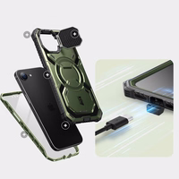 IBLSN Armorbox Mag MagSafe Supcase Ümbris jaoks iPhone 16e - olive