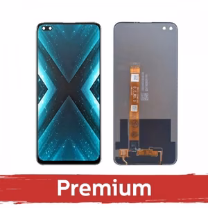 LCD Ekraan Ühildub Realme X3 (4G) / X50 5G Must OEM