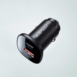 Car Laadija Acefast B1 Mini 38W USB-C+USB-A must