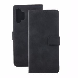 Smart Velvet ümbris jaoks Samsung Galaxy A54 5G must