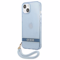 Guess GUHCP13MHTSGSB iPhone 13 6.1 "sinine / sinine hardcase Translucent Stap