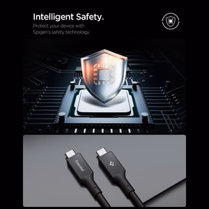 Spigen Essential EB24012CC USB-C / USB-C 240W 120cm Cable - Black