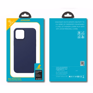 Joyroom Color Series ümbris iPhone 12 Pro Max'ile must (JR-BP800)