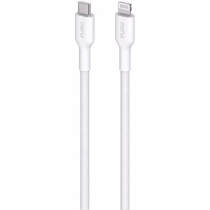 Puro Fabrik USB-C - Lightning Kaabel koos MFI 1.2m - valge