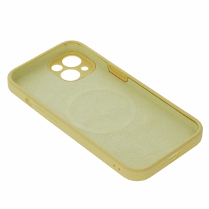 Mag Invisible case for iPhone 14 Pro 6,1" pastel yellow
