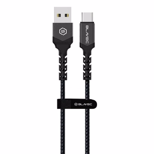 Blavec Kaabel Raptor braided - USB to Type C - 2A 3 metres Apple CarPlay/Android Auto (CRA-UC2BG30) must-hall