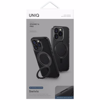 Uniq Swivix 360 Rotating Kickstand Ümbris jaoks iPhone 16 Pro - Must