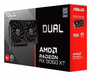 ASUS Dual -RX9060XT-16G AMD Radeon RX 9060 XT 16 GB GDDR6 Videokaart