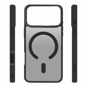 Etteri Matt Mag ümbris for iPhone 17 Pro must