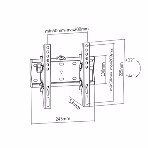 Gembird WM-42T-02 TV mount/stand 106.7 cm (42") must