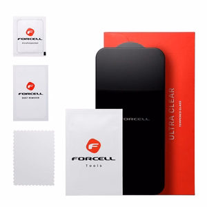 Karastatud klaas to iPhone 15 PRO MAX Forcell Ultra Clear Glass must