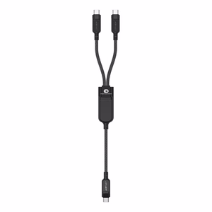 Acefast C5 USB-C - USB-C / USB-C 2in1 100W 480Mb/s cable - black