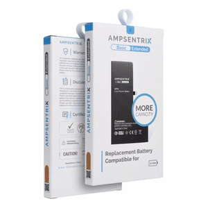 AmpSentrix Basic aku iPhone 12 / 12 Pro jaoks (suurendatud mahutavus 3300 mAh)