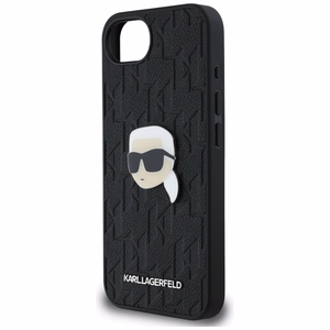 Karl Lagerfeld Monogram Karl Head Pin iPhone 16e Ümbris - Must