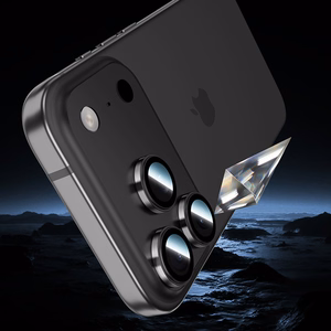 Benks Tempered glass Glass Warrior Metal Lens Protector on camera jaoks Iphone 17 Pro/17 Pro Max (lens 3 pieces) must