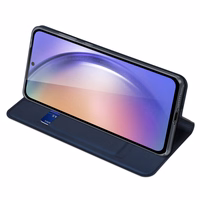 DUX DUCIS wallet ümbris SKIN PRO jaoks SAMSUNG A55 sinine