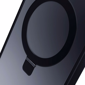 3mk Smoke Ümbris Mag&Stand jaoks Samsung Galaxy S25 - must