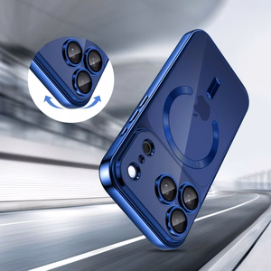 Tech-Protect MagFlex MagSafe Ümbris jaoks iPhone 17 Pro Max - Läbipaistev Navy sinine