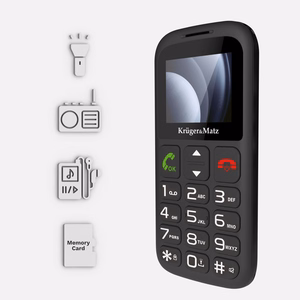 Kruger&Matz Simple 923 GSM-telefon eakatele