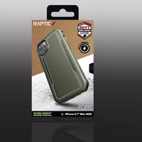 Raptic X-Doria Fort ümbris iPhone 14 Plus koos MagSafe soomustatud kattega roheline