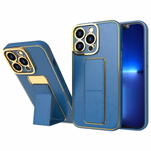 Uus Kickstand Case kate Samsung Galaxy A12 5G jaoks koos statiiviga sinine
