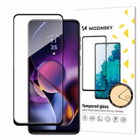 Wozinsky Karastatud klaas Full Glue jaoks Motorola Moto G54 full screen with frame - must