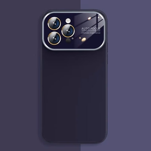 Soft Silicone Lens Ümbris jaoks Iphone 12 lilla