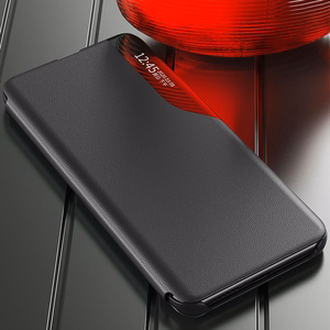 Eco Leather View Ümbris ümbris jaoks Samsung Galaxy A14 with a flip stand must