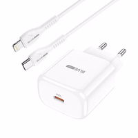 BLUE POWER BBN3 QC 20W Seinalaadija + VALGE LIGHTNING KAABEL