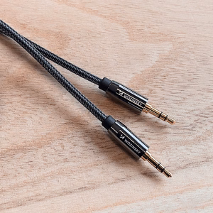 Wozinsky universal mini jack kaabel 2x AUX kaabel 1.5 m must