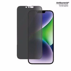 PanzerGlass Ultra-Wide Fit Karastatud klaas Antibacterial Privaatsus jaoks iPhone 14 Plus/13 Pro Max