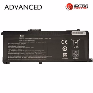 Sülearvuti aku HP SA04XL, 3400 mAh, Extra Digital Advanced
