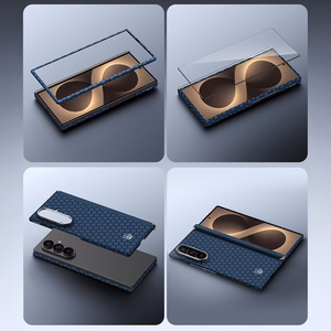 Benks Magnetic Armor Grid Air Grand Combo ümbris (C.K.FL.SA.BE.0051) Samsung Galaxy Z Fold 8 Ultra mudelile, sinine
