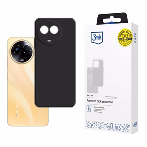 3mk Matt Ümbris jaoks Realme 11 5G - Must