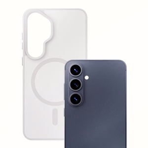 Samsung Galaxy S26+ – 3mk Smoke MagCase valge telefoniümbris