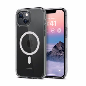 Crong Clear MAG Cover ümbris seadmele iPhone 14 Plus, MagSafe'iga ühilduv, läbipaistev