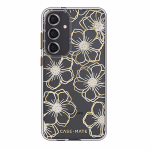 Case-Mate Floral Gems ümbris seadmele Samsung Galaxy S24+, kuldne